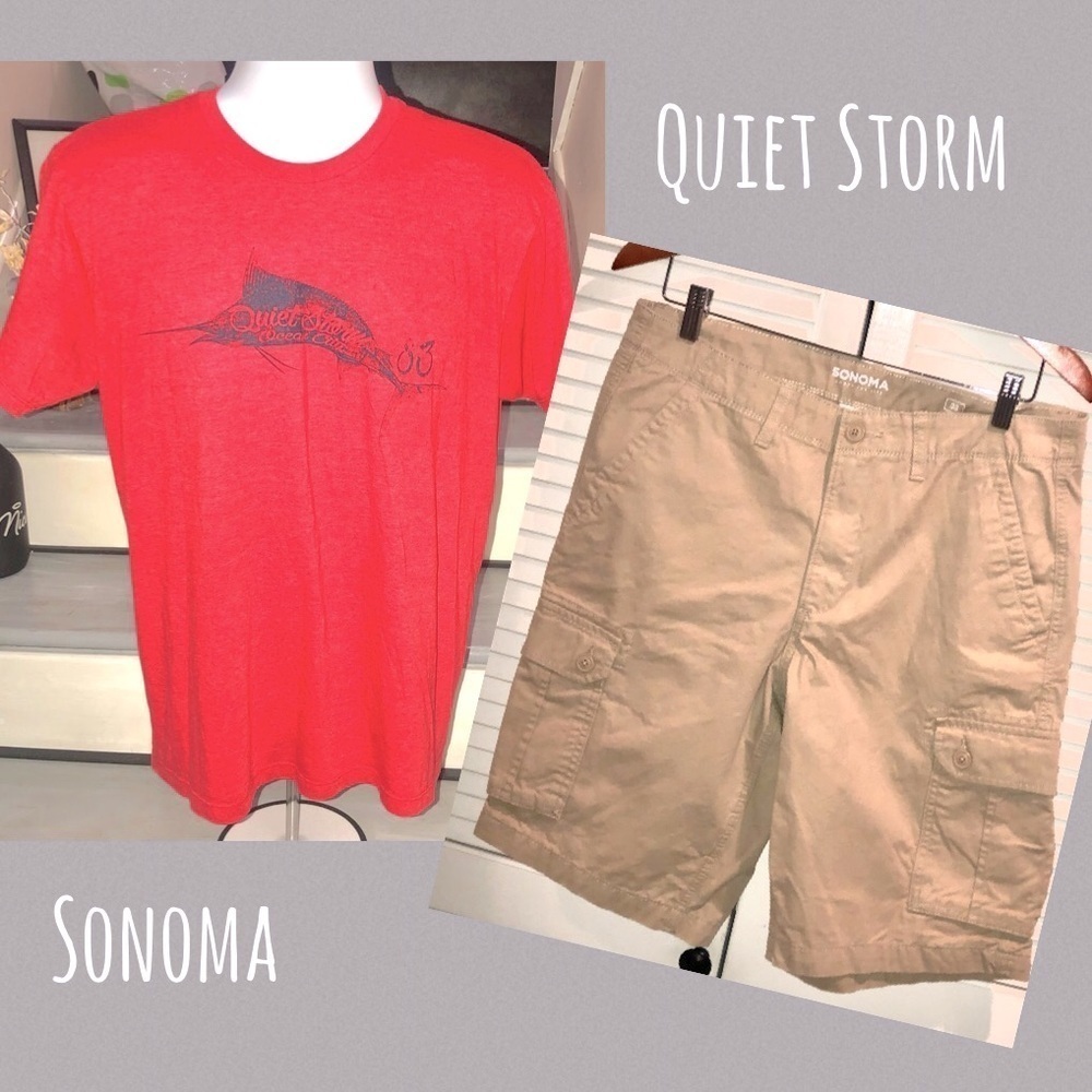 Quiet Storm Tshirt & Sonoma Shorts 33